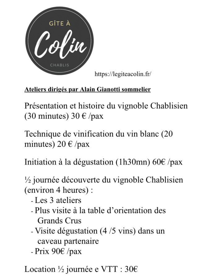 Flyer vélos Colin