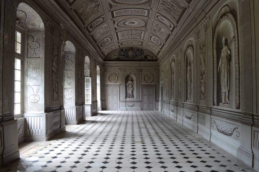 Galerie des trompe-l'oeil - Château de Tanlay